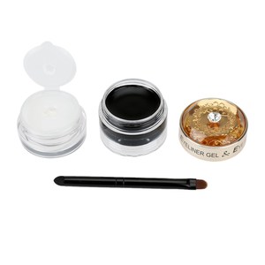 Música <span class=keywords><strong>flor</strong></span> Venta caliente negro impermeable Eye liner Eyeliner gel y polvo sombra 2 <span class=keywords><strong>en</strong></span> 1 cosméticos maquillaje - Product Image 5
