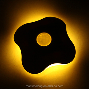 Quattro-Foglia di Trifoglio Disegno sensore esterno giorno notte interruttore della luce led sensore di luce di notte del sensore di movimento ha condotto la luce di notte - Product Image 2