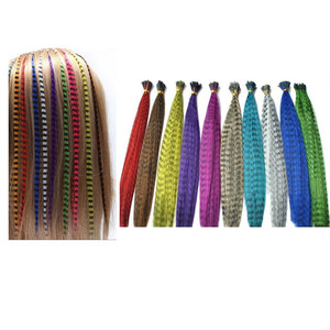 Grosir Ekstensi Rambut <span class=keywords><strong>Grizzly</strong></span> Sintetis Ekstensi Ujung Rambut Sintetis 100 Helai Per Tas - Product Image 4