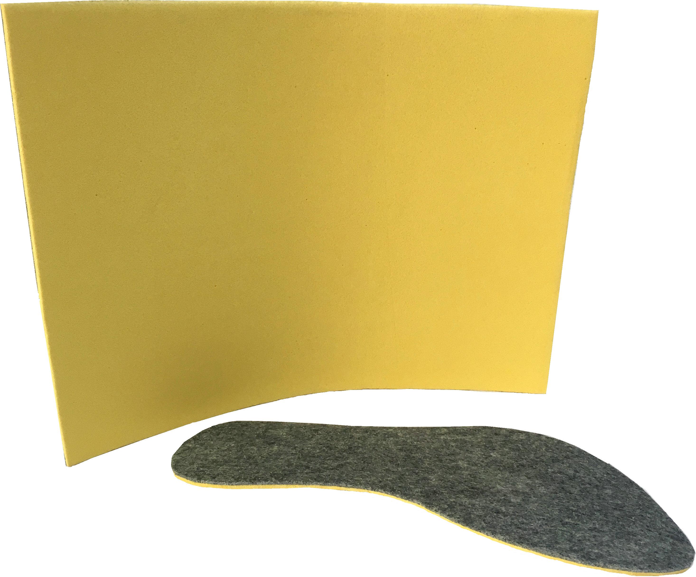 TSI Non Woven Insole Board with Yellow EVA Foam (Model: TS-001) | Shoe Making Materials | TSI (China