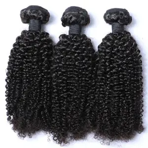 Grade 8A Raw Indian Kinky Curly Human Hand Tied Weft Hair Extensions, Peruvian/ Brazilian/ Burmese/ Mongolian, Wholesale Weaves