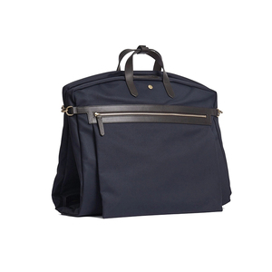Borsa Porta Abiti in Tela Blu Navy con Tasche con Cerniera, Custodia da Viaggio per Abiti, Copriabiti Appendibile per Viaggi d'Affari - Product Image 4