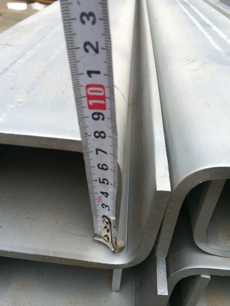 Customized size 38CrA alloy steel C U channel bar price per kg in stock