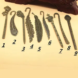 Sieraden Emaille Accessoires Hangers Metalen Bronzen Bladwijzer Hart Bladwijzer Cadeau Zilver Geschenk Antiek Vintage Liefde Vergulde Bedrijf