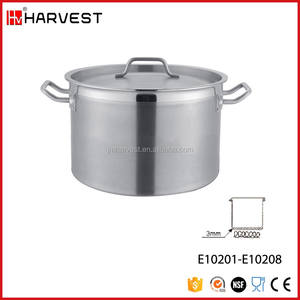 Acier inoxydable (<span class=keywords><strong>S</strong></span>/<span class=keywords><strong>S</strong></span>) Plus Épais Fond Soupe Pot W/Couvercle - Product Image 2