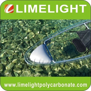 Heldere Kajak Transparante Kano Heldere Kristallen Kajak Zie Bodem Kano Glazen Bodem Roeiboot Polycarbonaat Transparante Boot - Product Image 2