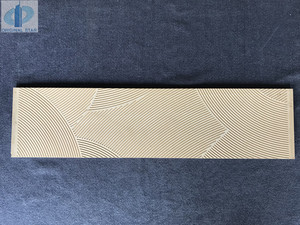 Azulejo de suelo Diseño Borde Serie negra Villa Vestíbulo Pared Azulejos decorativos Azulejo de borde de mármol negro Tamaño 150X600mm - Product Image 5