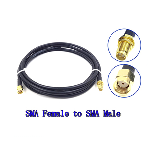 SMA erkek <span class=keywords><strong>RG6</strong></span> 50rg59 koaksiyel konnektör montajı 50ohm empedans DC-12GHz frekans ile esnek RF kablosu - Product Image 4