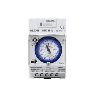 ALION AHC181d 24 Hours Mechanical Electrical Time Switches, DIN Rail Mounted Timer Switch