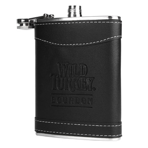 304 a doppia parete di trasporto <span class=keywords><strong>hip</strong></span> flask con in pelle avvolto per la festa del papà regalo di giorno - Product Image 2