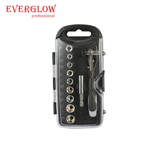 Juego <span class=keywords><strong>de</strong></span> brocas y destornilladores <span class=keywords><strong>de</strong></span> trinquete con enchufe, alta calidad, último diseño promocional, 23 piezas - Product Image 2