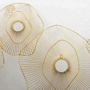 Gold Metal Modern Wall Art Decoration <strong>China</strong> <strong>Import</strong> <strong>Items</strong> <strong>Decor</strong> <strong>for</strong> <strong>Home</strong> - Product Image 6