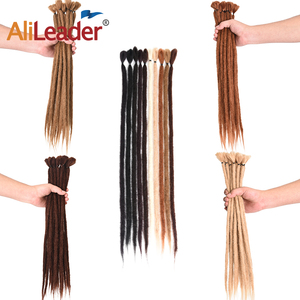 Alileader 20inch Handmade Dreadlock Crochet Braid Hair Extensions <strong>Synthetic</strong> <strong>Dreadlocks</strong> - Product Image 4