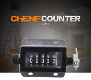 CHENF 당겨 기계 카운터 기계 사용 5 자리 카운터 D67F