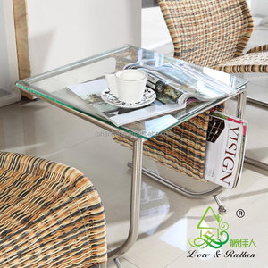 Fauteuil de salon en rotin naturel tissé à <span class=keywords><strong>la</strong></span> main avec repose-pieds pour chambre à coucher et salon - Product Image 4