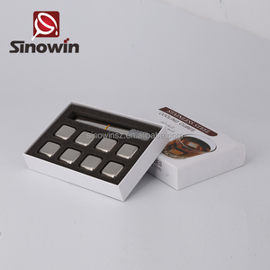Caliente de acero inoxidable cubo de hielo cubos glaciar rocas whisky piedras granel Set - Product Image 4