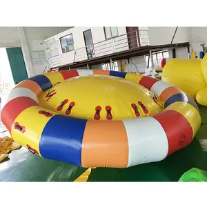 Inflatable water game towable boat twister