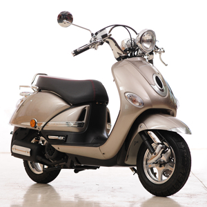 Trottinette électrique classique <span class=keywords><strong>50CC</strong></span>, <span class=keywords><strong>scooter</strong></span> <span class=keywords><strong>rétro</strong></span> à gaz - Product Image 1