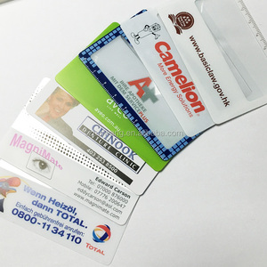 Lupa lupa Tarjeta de Visita De Plástico transparente Con Diseño Personalizado - Product Image 2