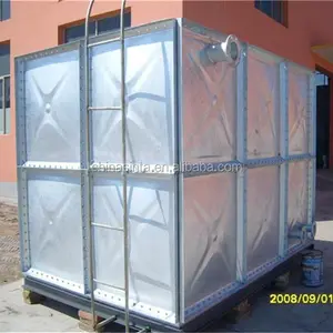 Industria de tanque de almacenamiento de agua de acero/prensado de acero galvanizado panel del tanque