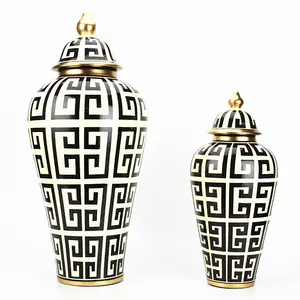 J027 potes de cerâmica vintage, decoração da casa, shabby, conjuntos de jarras modernos, outra decoração de casa, hotel, bege