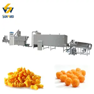 Hot Selling Star Ring Shapes Puffing Reis Snack Food Making Machine Puffed Corn Sticks Extruder mit großer Kapazität und Fabrik qualität