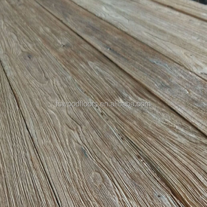 Ancien patiné gris grange plancher en bois - Product Image 2