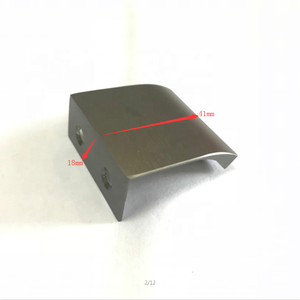 Moderne verdeckte Möbelschranktür Aluminium-Griffgriff mit individueller Farbe Grenzschrankgriffe - Product Image 5