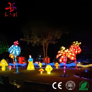 โคมไฟ LED ตกแต่งเทศกาลฤดูใบไม้ผลิของจีนไฟ LED โหมด3D กลางแจ้งสินค้ามาใหม่