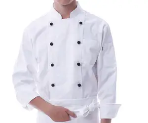 Poly Cotton L/S Chef Kitchen Uniforms Men and Women