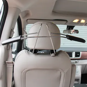Universal ABS & Iron car headrest detachable coat hanger