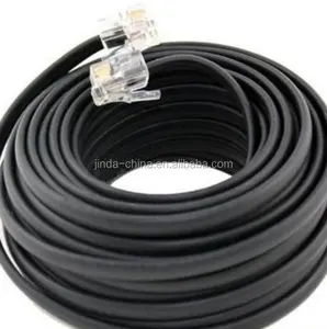 RJ11 4C Modular Telephone Extension Phone Cord Cable Line Wire