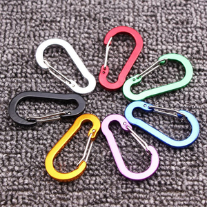 Aluminum Alloy Carabiners Clip Small 50mm Not for Climbing Carabiner