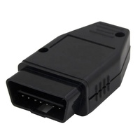 Precio bajo al por mayor 16Pin OBD2 conector OBDii 16 pin adaptador OBD II macho J1962 conector
