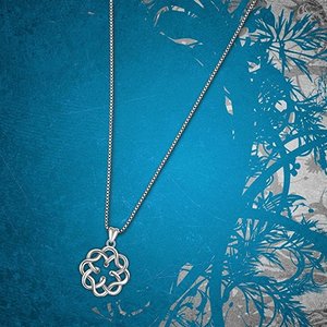 <span class=keywords><strong>Collana</strong></span> Vintage in Argento Sterling 925 con <span class=keywords><strong>Nodo</strong></span> Celtico Infinito dell'<span class=keywords><strong>Amore</strong></span> Eterno - Product Image 4