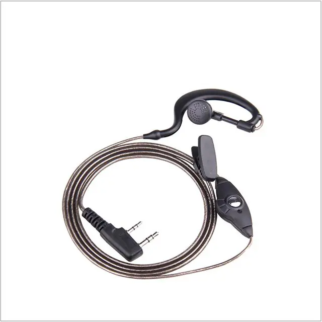 KSUN Walkie Talkie Headset B16 K Head In-ear Headphone Cable Thick Line Earphone for Baofeng 888S UV-5R UV-82 TYT Kenwood Radio