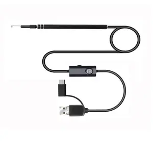 3 ב 1 USB 5.5 מ"מ אוזן דיגיטלי ניקוי אנדוסקופ Otoscope מצלמה