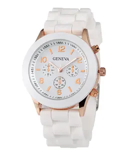 2021 cheap geneva watch silicone