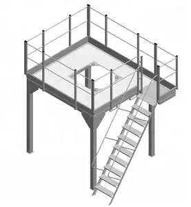 Plataforma de trabalho forte em aço Inoxidável 304 tamanho personalizado