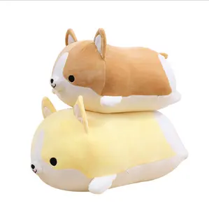 35cm Wholesale corgi plush pillow Kawaii corgi toys soft stuffed corgi plush Toys peluches