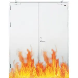 Yekalon Steel Fire Rated Door With Certification Fire Proof Door Fsd-001