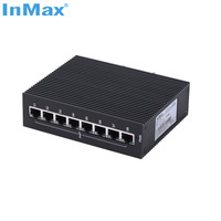 Commutateur Ethernet industriel PoE Gigabit 8 ports 10/100/1000 Mbps pour P508A avec solution de puce Broadcom et capacité 18G