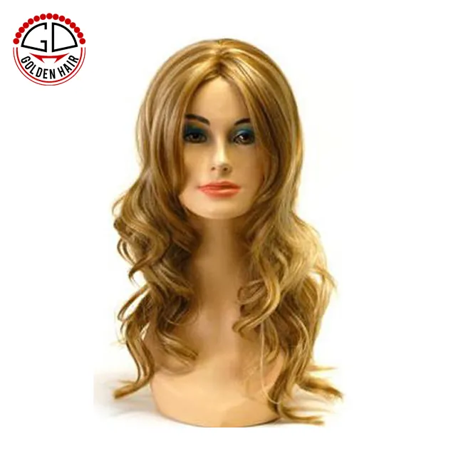 Golden Hair Making New Products Wig Real Hair For Christmas Festivals