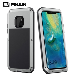 Étui de téléphone pour Mate, protection <span class=keywords><strong>intégrale</strong></span> à 360 degrés, robuste, en aluminium, imperméable, anti-traces de doigts, antichoc - Product Image 2