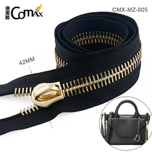 Fermeture à glissière en métal pour vêtements, accessoires haut de gamme, vente en gros, belles dents, idéal pour le vêtement - Product Image 2