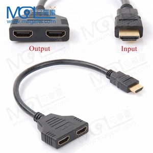 30CM 24k placcato in oro 1 in <span class=keywords><strong>2</strong></span> Out <span class=keywords><strong>HDMI</strong></span> a <span class=keywords><strong>HDMI</strong></span> Splitter cavo <span class=keywords><strong>adattatore</strong></span> per HDTV - Product Image 4