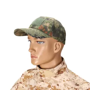 批发定制标志户外运动尼龙数码迷彩男士战术帽 - Product Image 1
