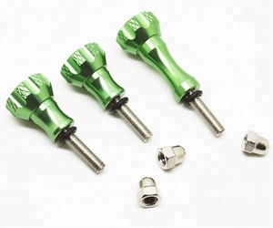 Trong Kho Nhà Sản Xuất Kích Thước Khác Nhau 1 Dài + 2 Núm Ngón Tay Cái Ngắn Bu Lông Không Gỉ Nut Cho Gopro - Product Image 4