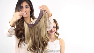 Lật trong Trinh Nữ tóc vàng phần mở rộng tóc tóc - Product Image 5