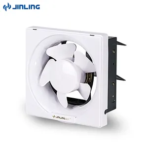 Вытяжной вентилятор JINLING, квадратный настенный вентилятор 6 дюймов 8 дюймов 10 дюймов 12 дюймов, из пластика и металла, для ванной комнаты, кухни
